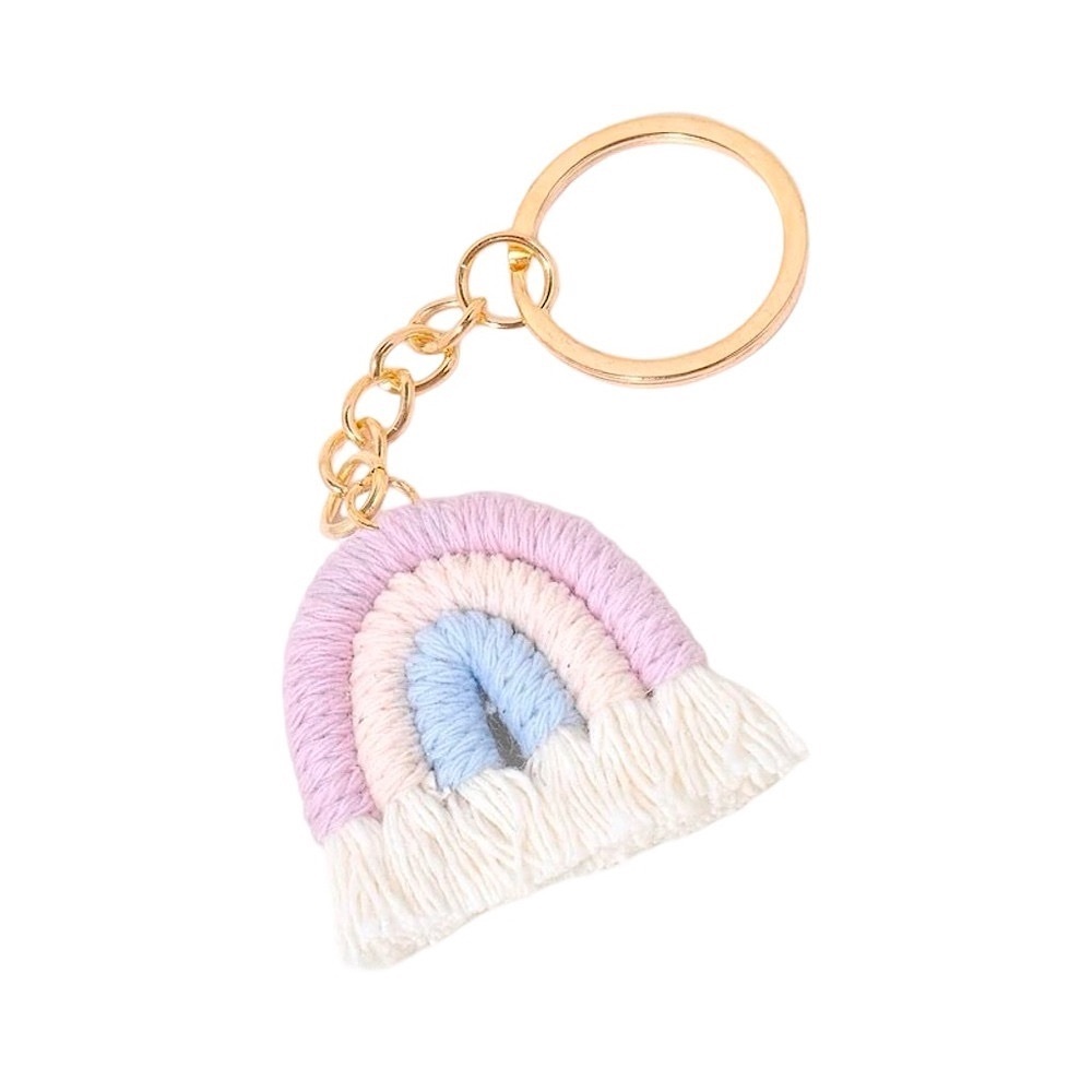 Rainbow Tassel Keychain & Bag Charm